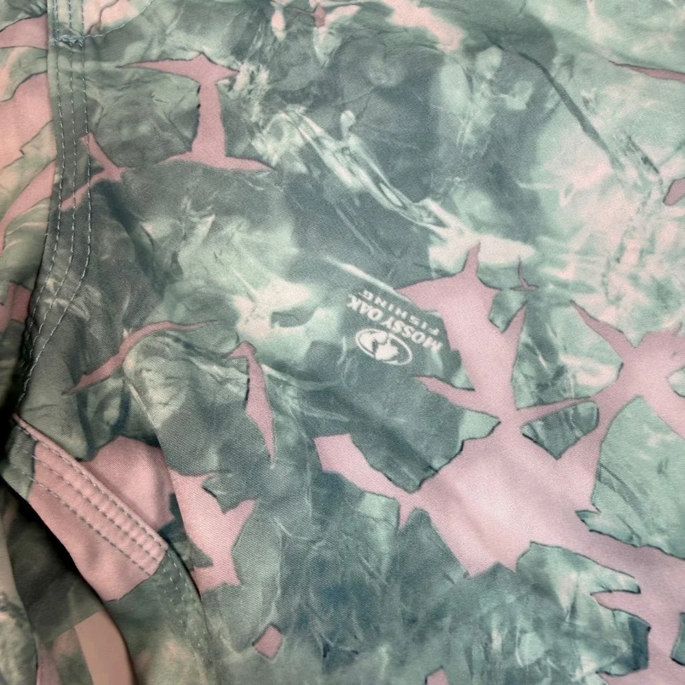 Huk Mens Mossy Oak Fracture Camo Fishing Board Shorts Aqua Grey H2000138 Size 36